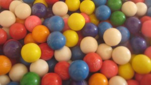 colorful gum balls